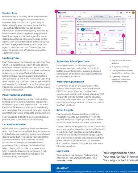 Five9 Adapter for Salesforce